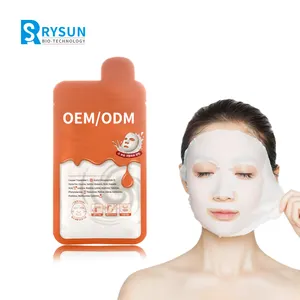 Máscara facial anti-envelhecimento de coreia, produto para cosméticos, etiqueta privada, óleo de cavalo, anti-rugas