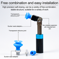 Ventouse pneumatique personnalisable Ladung VM09-M5 avec support en silicone et vis, compatible OEM, garantie 1 an