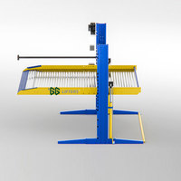 Pont élévateur vertical double niveau pour 2 véhicules, capacité 2700 kg, système de levage hydraulique à chaîne 2 cylindres, hauteur de levage 2100 mm