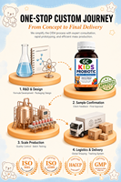 Probiotique multi-cétoques 5 milliards UFC pour enfants, marque privée OEM, gélules molles, soutien digestif et immunitaire, pour enfants de 4 ans et plus, 120 unités