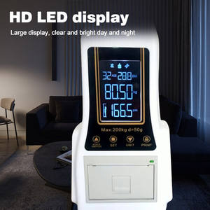 مصنع توريد بالموجات فوق الصوتية الإنسان الجسم الدهون الرقمية قياس الطول والوزن مقياس ميزان - Product Image 6