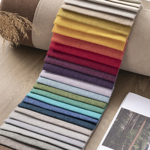 Breathable Two Tone Fine Linen Cloth Sofa <b>Fabric</b> For Bag Making Cushion Soft Hard Pack Pillow Seat Mat - Product Image 1