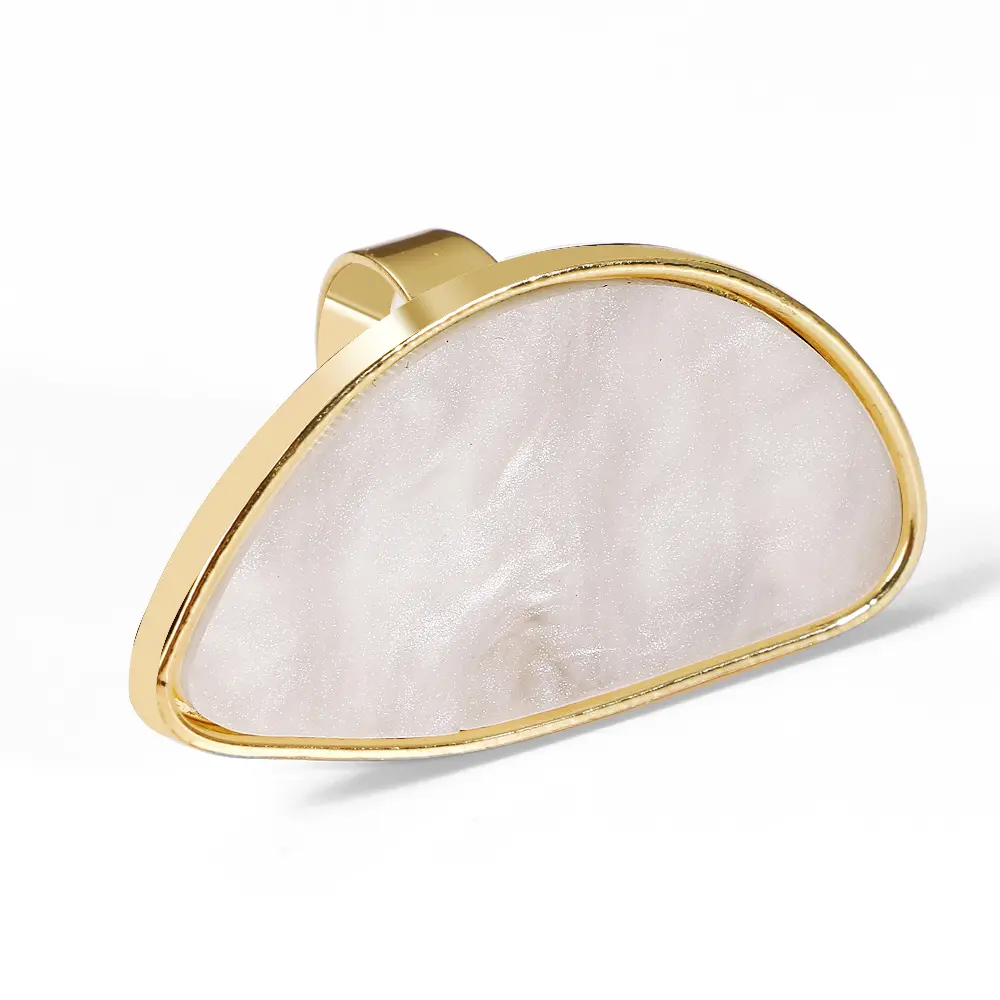 SC nuova corea anelli di vendita caldi donne gioielli da sposa apertura anello regolabile Set moda irregolare grandi anelli acrilici