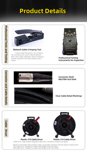 Exterior/Interior 380mm resistente al aceite/agua <span class=keywords><strong>CAT</strong></span> <span class=keywords><strong>6</strong></span> FTP red Cable carrete tambor alambre carrete aceite/resistente al agua Cables de comunicación - Product Image 4