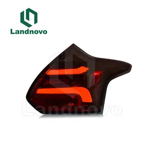 Landnovo hot selling body parts upgrade car new design led taillight For Ford Focus 12-14 Ford car led tail light