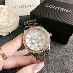Reloj de pulsera de cuarzo de lujo para hombre y mujer, con diamantes, a prueba de agua, de marca personalizada, precio de fábrica. - Product Image 4
