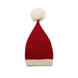 2023 Youmite nouveauté <span class=keywords><strong>2</strong></span> Styles hiver tricoté chapeau de noël avec motif imprimé solide Pom en acrylique pour adultes - Product Image 6