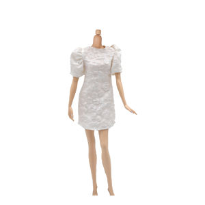 ชุดเดรสยาว<span class=keywords><strong>แขน</strong></span><span class=keywords><strong>พอง</strong></span>ลายดอกไม้หรูหรา 29 ซม. สำหรับ<span class=keywords><strong>เด</strong></span>็กผู้หญิง แฟชั่นสไตล์การ์ตูน - Product Image 3