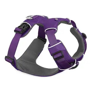 No Pull Dog Harness vest Easy Walking Harness lead Quick On and Off Harness private label con Pet Seat Belt Tether per auto