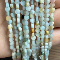 Perles en lapis-lazuli naturel en forme de cœur de 4 mm, perles en quartz rose, perles plates lisses, pierres précieuses en vrac pour la fabrication de bijoux DIY, bracelet, collier