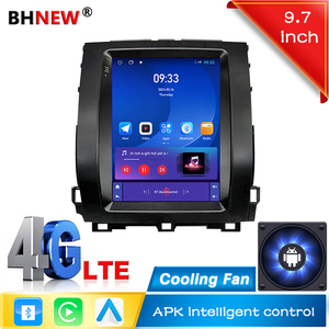 Sistema multimedia de coche <span class=keywords><strong>Android</strong></span> de 9,7 pulgadas para Toyota Prado 120 2002-2008 2009 REPRODUCTOR DE Radio de coche DSP inalámbrico Carplay Auto WIFI - Product Image 2
