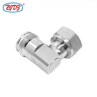 Usine directement 4.3/10 Mini Din prise mâle 90 degrés à 4.3-10 Mini Din femelle Jack RF coaxial adaptateur convertisseur connecteurs