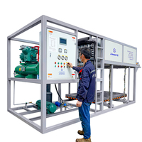 Machine à glaçons en blocs à refroidissement direct entièrement automatique 5TPD |   Haute efficacité pour les grandes usines de glace industrielles