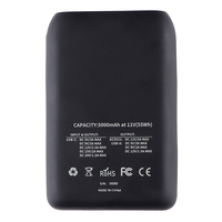 Batteries externes DC 10000 mAh 7,4 V 12 V 2 A 3 A 5 A USB pour vêtements chauffants, vestes chauffantes, vêtements climatisés