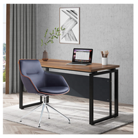 Vente directe d'usine de meubles chaises ergonomiques en cuir à dossier central chaise de direction sans roues