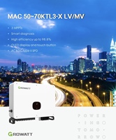 Onduleur Solaire Hybride Hors Réseau Growatt 20kW 25kW 48V 51.2V pour Stockage Solaire Résidentiel en Parallèle