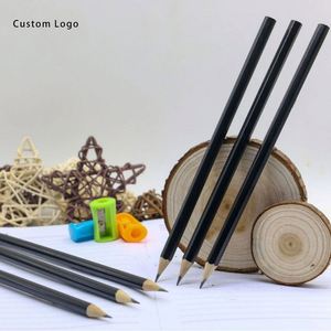 Lápices de Madera Promocionales con Borrador - Lápices HB con Logotipo Personalizado para Eventos Escolares - Product Image 1