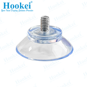 ถ้วยดูดสุญญากาศพีวีซีใสแบบกำหนดเองพร้อมน็อตยึดสำหรับแขวนกระจก - Product Image 2