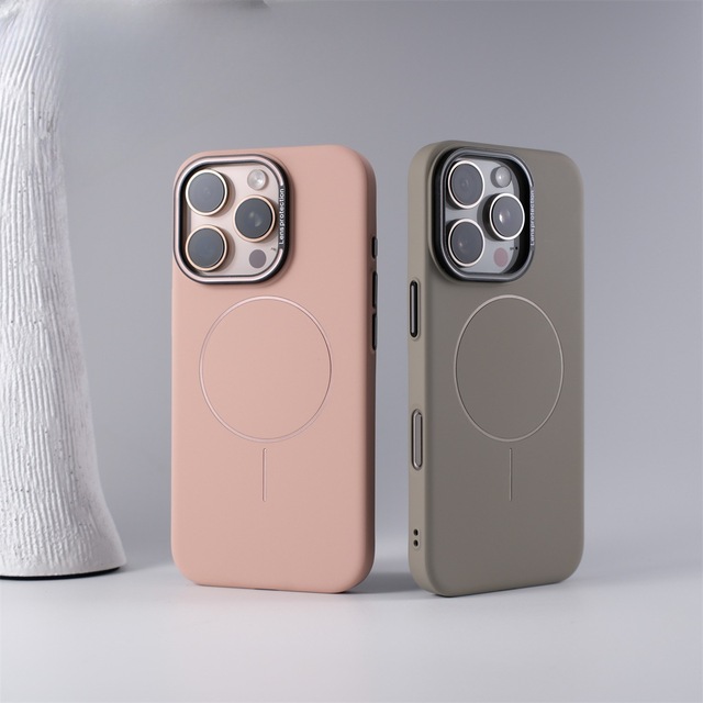 Good Price Frosted Magnetic Phone case with Camera Frame Protect for iPhone 17 case Phone Cover for Apple iPhone 16 15 Pro Max