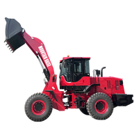 MOUNTAIN RAISE Nouveau Design Mini chargeuse sur pneus frontale MR936 3 tonnes chargeuse sur pneus articulée Petite chargeuse hydraulique compacte Radlader