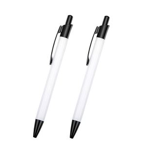 Blank 1.0mm Ballpoint <b>Pen</b> with Metal Click Aluminum Rod Heat Transfer Sublimation Coating for Back-to-School Office Use - Product Image 6