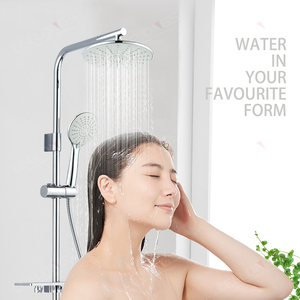 ฝักบัวอาบน้ำแบบเลื่อนบาร์ห้องน้ำชุดฝักบัวทำจากสแตนเลส - Product Image 4