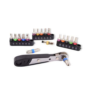 Jeu de 19 embouts de tournevis magnétiques multi-usages de 1/4 po, finition naturelle, précision, pour réparation, qualité DIY, acier, plastique, modèle OEM <span class=keywords><strong>YI</strong></span> <span class=keywords><strong>YUN</strong></span> - Product Image 4