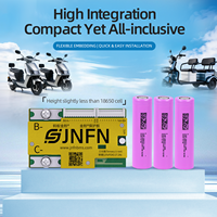 JNFN ANT BMS 17-24S 60V 72V 84V 60A LiFePO4 Li-ion Smart BMS PCB Board for FR-4 Material for Electric Scooter Lithium