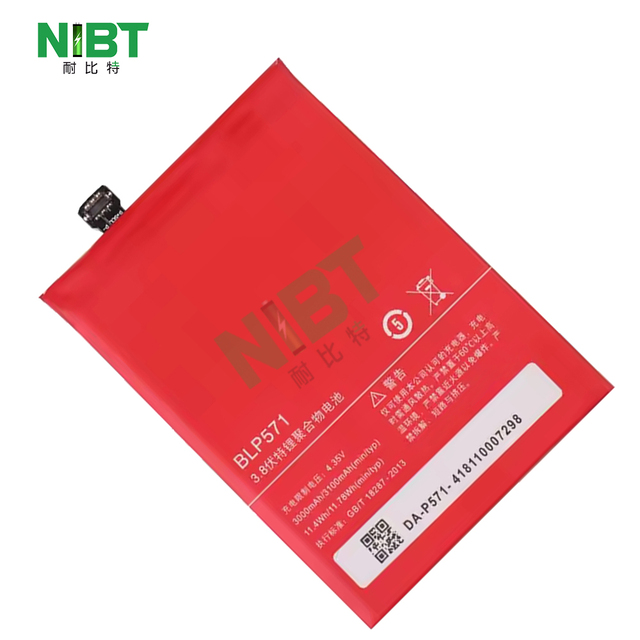 NIBT Wholesale Factory OEM High Capacity Rechargeable Replacement Battery BLP571 4.35v 3100mah 11.78Wh for OPPO ONE1+ One
