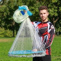 Filet de pêche pour appâts Hydro-Dynamic-Descent Edition 4, design à poche de fond lestée, qualité professionnelle avancée, précision sans couture