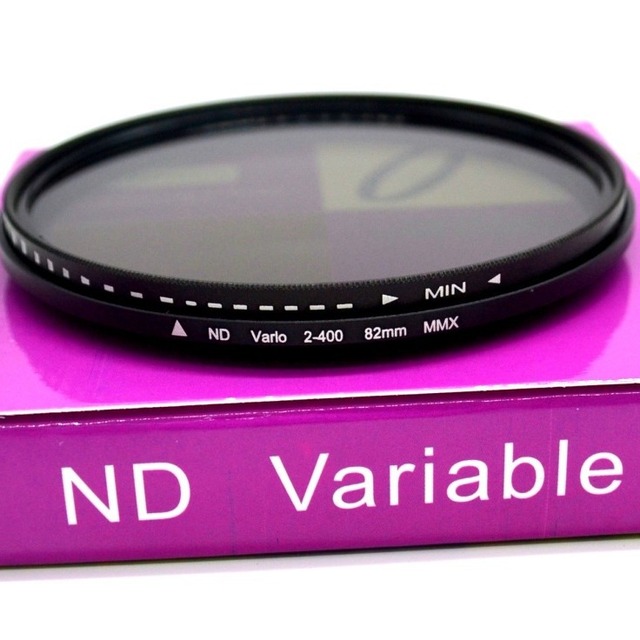 Adjustable ND Filter ND2 to ND400 Neutral Density Variable Fader for DSLR Camera Lens 37 49 52 55 58mm 62mm 67mm 72mm 77mm 82mm