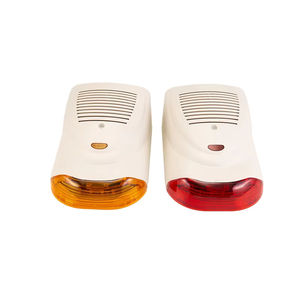 Alarme Stroboscopique de Patio Personnalisée en Gros, Sirène Électronique Antivol 128 dB, Étanche et Résistante au Vent, en Plastique, Certifiée CE - Product Image 1