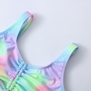 Quality Children <strong>Girls</strong> Split Swimwear 2 Pieces Kids Beach Wear Tie-dye Printed <strong>Bikini</strong> Set for <strong>Girls</strong> 7-14 <strong>Years</strong> <strong>Old</strong> - Product Image 3