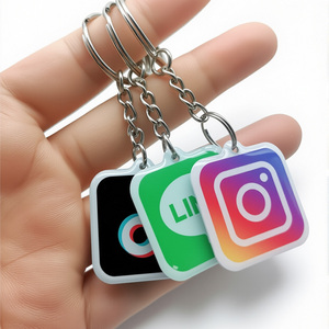 Porte-clés intelligent NFC RFID personnalisé de style mode haut de gamme pour les avis sur Instagram, Google, <span class=keywords><strong>YouTube</strong></span> et les médias sociaux professionnels - Product Image 5