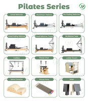 JY Machine de Pilates Reformer Pliable Commerciale, En Stock dans l'Entrepôt Étranger des États-Unis