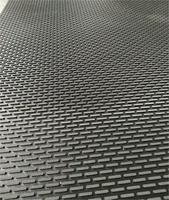 Bande transporteuse industrielle en PVC à motif linéaire pour ponceuse à bande large, résistante à l'usure et à la traction