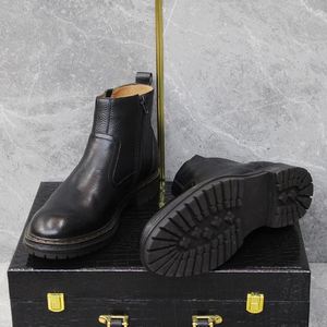 Botas Chelsea de Cuero Personalizadas de Alta Gama, Modelo 2025, con Parte Superior de Cuero hasta el Tobillo, para la Temporada de Invierno - Product Image 2