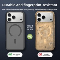 Nouvel Arrivage 2026 – Coque Magnétique Antichoc en TPU Mat Ultra-Fine pour iPhone 18 17 16 15 Pro Max avec Prise en Charge de la Recharge Sans Fil