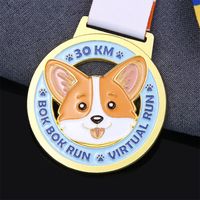 Fabricant de médailles en métal 3D Running Designs Rubans de médailles de sport personnalisés uniques personnalisés Médaille de sport de cyclisme Marathon