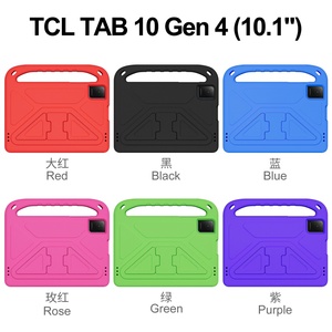Funda Protectora de Espuma EVA Suave para Niños, a Prueba de Golpes, para Tablet TCL <span class=keywords><strong>Tab</strong></span> <span class=keywords><strong>10L</strong></span> Gen 4 10.1"/<span class=keywords><strong>Tab</strong></span> 10 Gen 4 10.1", con Asa, Soporte Plegable y Cubierta Resistente - Product Image 2
