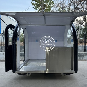 ZZKNOW <span class=keywords><strong>Mini</strong></span> remorque de restauration mobile entièrement équipée, petit chariot de nourriture, boutique de boissons mobiles, camion de nourriture pour la vente de glaces - Product Image 2