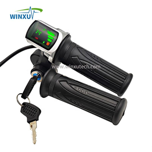 Acelerador de Giro para Bicicleta Eléctrica, 24V 36V 48V 60V, con Bloqueo, Indicador LED de Nivel de Batería, para Scooter Eléctrico, Bicicleta, Triciclo - Product Image 1