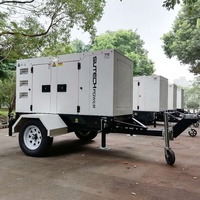 Generadores Diésel Insonorizados de 220V y 35kw con Motor Cummins, Alternador Stamford, Generador ATS Diésel de 20, 30, 40 y 50kw