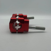 Bloque de Montaje Universal para Manillar de Motocicleta, de Aluminio CNC de 22 mm, Elevadores de Manillar, Pieza de Mejora Modificada de Alta Calidad