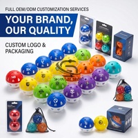 Pelotas de Golf de Entrenamiento de Alto Rendimiento con Flujo de Aire, Pelotas de Práctica Profesionales de PP Suave, Servicio OEM Personalizado, 42.6mm de Diámetro