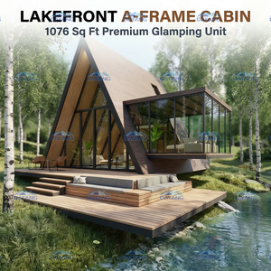 Case Modulari in Legno Stile Boutique Dayang, Basso Costo, Consegna Mondiale, Kit Bungalow Triangolare per Camper e Hotel - Product Image 6