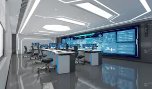Sala de control eléctrico de China, escritorio, muebles, sala de control, consola para infraestructura de red eléctrica, servicios públicos y campo de energía
