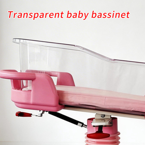 Cunas Médicas ABS para Recién Nacidos, Cuna de <span class=keywords><strong>Hospital</strong></span> para Bebés con Función de Ajuste de Altura e Inclinación - Product Image 3