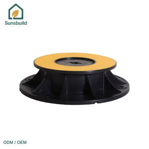 Base de support de sol en plastique Sunsbuild avec dessus jaune pour accessoires de revêtement de sol, finition mate durable, design moderne - Product Image 4