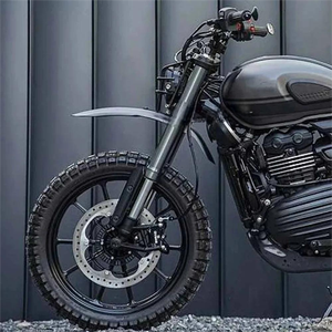 Pour <span class=keywords><strong>Triumph</strong></span> Scrambler 400X 2024 avant nez pont garde-boue roue avant haut garde-boue - Product Image 5